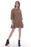 NGT-Dress S-16  Colors: Camel - Sizes: S-M-L-XL